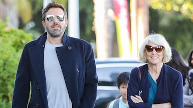 Ben Affleck and his mother Chris Affleck, who devoted much of her life to social justice. GC Images