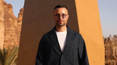 Lebanese-American designer Rami Kadi showed his most recent collection in AlUla, Saudi Arabiaimage. Photo: Rami Kadi.