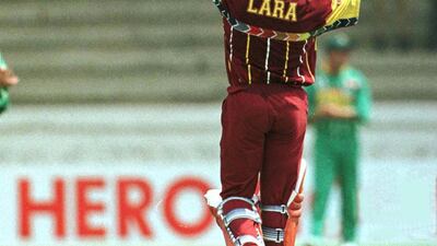1996 World Cup, quarter-finals: South Africa arrived in Karachi after having won all their group matches, while, West Indies had muddled through their group games. But the Proteas came across an inspired Brian Lara, who scored 111 from 94 balls, to help them set the South Africans 265 to chase. Hansie Cronje's side managed just 245, leaving the ICC to decide on a Super Six format in the next World Cup in order to reduce the likelihood of an upset. Mike Hewitt / Allsport