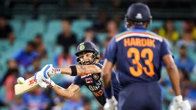 India's captain Virat Kohli made a fine 40 at the Sydney Cricket Ground. AFP