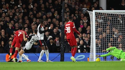 FULHAM RATINGS: Nightmare start when German keeper he allowed Diaz’s shot to squirm into the net at his near post. Fine one-handed stop from Nunez curler just before hour. AFP