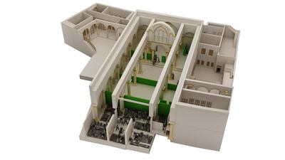 The museum uses 3D imaging technology to walk visitors through sites used by the terror group, alongside testimony from former prisoners. Photo: IPM