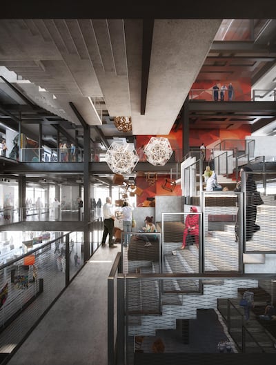 An artist's impression of the interiors of the new DIDI campus