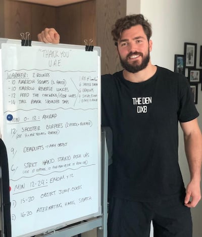 Gym owner Michael Sole. Instagram / @theden_dxb