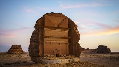 Hegra in AlUla, Saudi Arabia. Experts have discovered a 4,500-year-old highway network of “funerary avenues” in the region. Photo: Royal Commission for AlUla