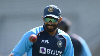 Fast bowler Jasprit Bumrah during training on Monday. Getty