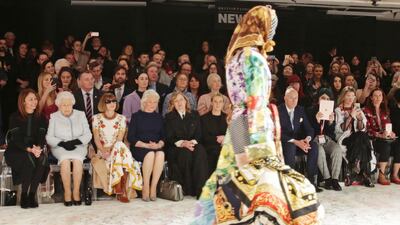 The young Richard Quinn was dubbed 'one to watch' by The New York Times last year. This was not fake news. AFP