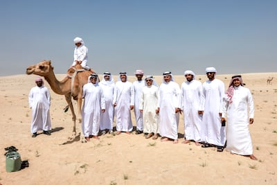 Bedouin gather in Al Dhafra as camel grazing season starts. Victor Besa / The National