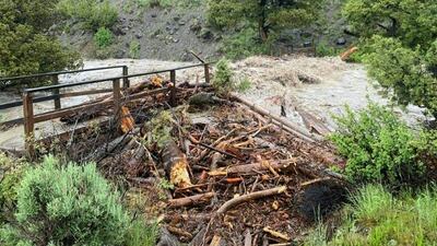 Yellowstone closed for the first time in 34 years due to flooding caused by heavy rains and melting snowpack. AFP / National Park Service
