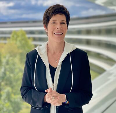 Deirdre O’Brien, Apple’s senior vice president for retail.