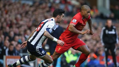 Glen Johnson has appeared in 17 Premier League games with Liverpool this season. He will be out of contract in the summer. Clive Brunskill / Getty Images