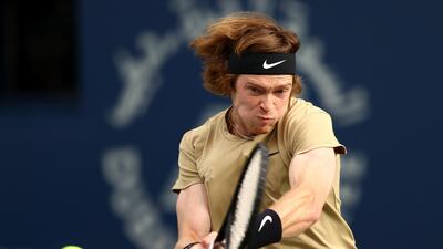 Andrey Rublev beat Emil Ruusuvuori to move into the third round of the Dubai Duty Free Tennis Championships. Getty Images