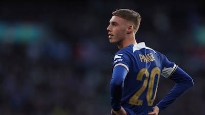 Chelsea's Cole Palmer looks on. AP