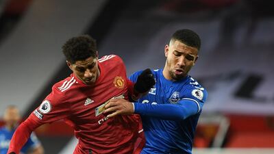 Mason Holgate, 5 - It’s never an easy job defending at Old Trafford and proved to be the case for Holgate who showed some early nerves with a sliced clearance that dropped kindly for Cavani, while Marcus Rashford always had his number on a tough night for full-back. AFP