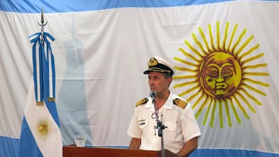 Argentine officials say that they have not given up the search for the submarine San Juan but it would require a situation of "extreme survival" for anyone to be found alive. EPA/Javier Caamano