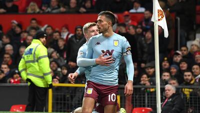 Left midfield: Jack Grealish (Aston Villa) – Was the outstanding player on the pitch at Old Trafford, even without factoring in an outstanding goal to put Villa ahead. Getty Images