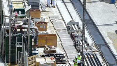It is hoped that the metro will reduce traffic on the city’s busy streets. Ahmed Farwan / AFP