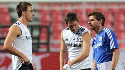 Andre Villas-Boas, the Chelsea manager, right, has kept a tight leash on his players during pre-season so far.