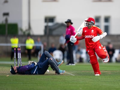 Scotland and Canada were part of the CWCL2 tri-series in Dundee. Photo: Cricket Scotland