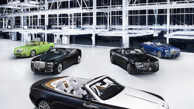 The current Rolls-Royce Dawn range will be its last. All photos: Rolls-Royce