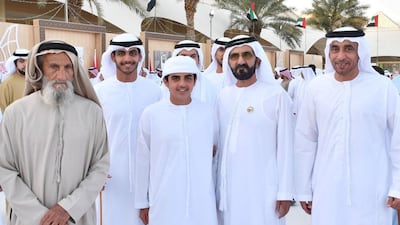 Sheikh Mohammed bin Rashid poses for a photo. WAM