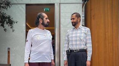 Sheikh Mohammed bin Rashid, Vice President and Ruler of Dubai, with his brother Sheikh Ahmed bin Rashid (right) in London. Photo: khalifasaeed/Instagram