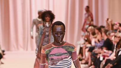 The Jean Paul Gaultier haute couture autumn/winter 2022-2023 show as part of Paris Fashion Week.