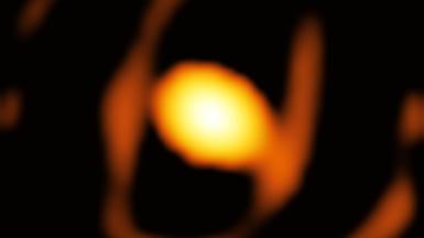 The star WOH G64 was taken by the Gravity instrument on the European Southern Observatory telescope. Photo: ESO/K. Ohnaka et al