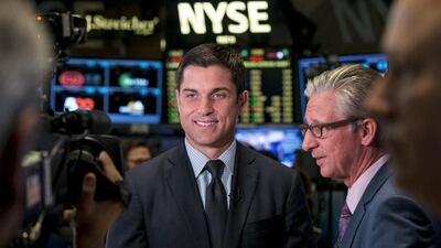 NYSE president Thomas Farley on the trading floor during the Alibaba initial public offering. Brendan McDermid / Reuters
