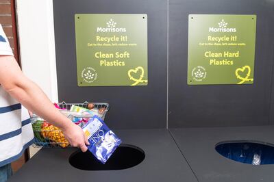 Morrisons supermarket trialled the UK's first 'zero-waste' shop in 2021, which was created in partnership with Nestle to collect and recycle all soft and hard plastics, cardboard, food, green waste, PPE, tins, cans and foils. PA
