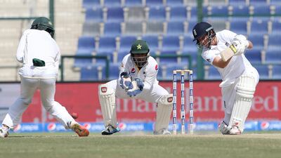 Spin bowling is key to Pakistan's chances of success against England, but only one wicket has been taken in Abu Dhabi by a spinner. Jason O'Brien / Reuters