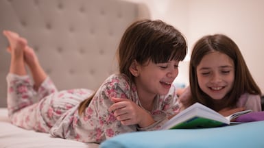 Children often form a strong bond and connection while sharing a room, though prioritise privacy as they grow older, say experts. Getty Images