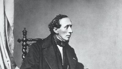 Dutch writer Hans Christian Andersen was born on April 2, 1805. Getty Images