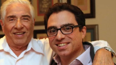 Baquer Namazi, left, was jailed while trying to visit his son, Siamak Namazi, in Iran. Photo: Namazi family