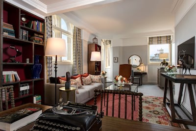 The JK Rowling Suite at The Balmoral in Edinburgh. Photo: Rocco Forte Hotels