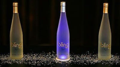 Bling H2O on display at Mall of the Emirates. Pawan Singh / The National