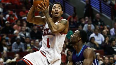 Since the 2011/12 season, injuries have limited Derrick Rose to 10 games played. Tannen Maury / EPA