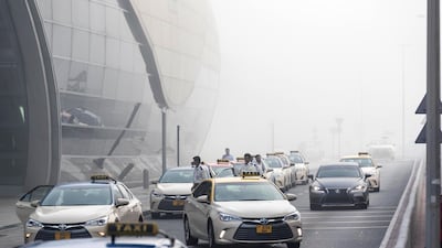 It's a foggy morning in Dubai. Antonie Robertson / The National