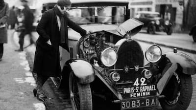 Bugattis, as seen here in 1930s Paris, were highly prized by the world’s upper class until the Wall Street Crash of 1929 led to decreased demand.