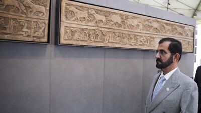 Sheikh Mohammed bin Rashid visits the Louvre in Paris, France. Wam