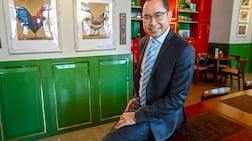 Judha Nugraha pictured in Abu Dhabi. The ambassador hailed the 'very good relations' between the leaders of the UAE and Indonesia. Victor Besa / The National