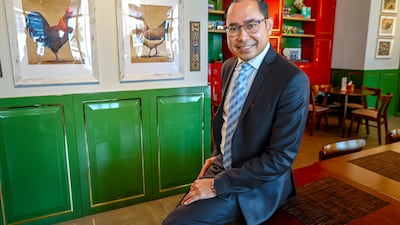 Judha Nugraha pictured in Abu Dhabi. The ambassador hailed the 'very good relations' between the leaders of the UAE and Indonesia. Victor Besa / The National