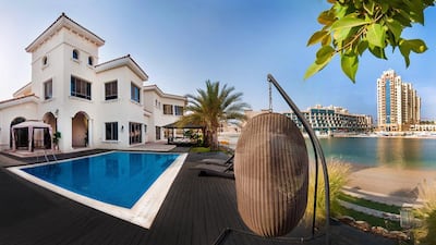 4: The Garden lobby is one of the more popular of layouts affording ground floor open plan living and maximising the views from all family rooms of the open water and Dubai skyline, according to Luxhabitat. It comes with an outdoor kitchen and parking for four cars.