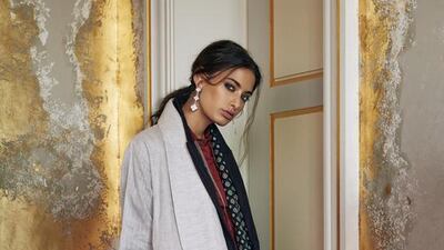 Toby by Hatem Alakeel's latest collection for women, Fleur de Lis, is an ode to the lily flower. Courtesy Toby by Hatem Alakeel