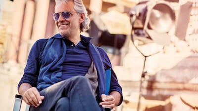 A handout photo of Andrea Bocelli (Courtesy: Flash Entertainment) *** Local Caption *** al19ap-cover-bocelli01.jpg