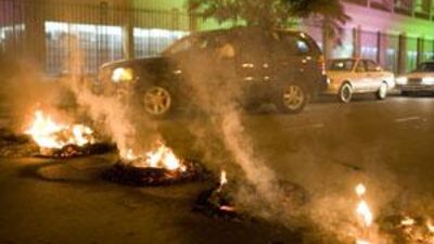 Sectarian tension is reflected in the security situation in Bahrain including violence, such as an incident last April in which Shia youth leave burning tyres on the roads of Sehla protesting at the lack of political change in the country.
