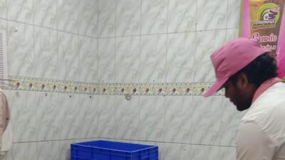 The ingredients that go into jigarthanda, of which badam pisin or almond sap, far right, gives the drink its distinct taste and texture