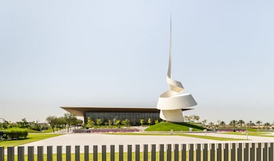 House of Wisdom is a modern public library built for reading and study in Sharjah’s cultural district. Getty