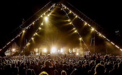 The Red Hot Chili Peppers played to a big crowd in 2019. AFP