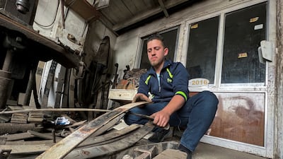 Motaz al Mazari's family has been making swords for around 200 years. All photos: Reuters